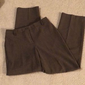 Briggs New York brown tweed pants.